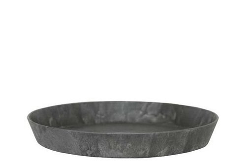 Schotel rond zwart D30 H4