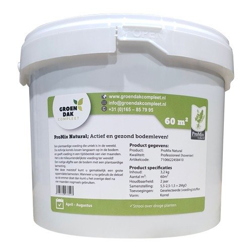 Sedumdak mestkorrels 3,2KG voor daktuin - afbeelding 1