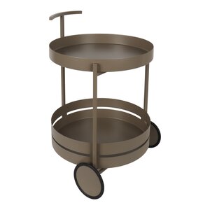 Serveerkar metaal - D40xH49,5cm Klei - afbeelding 2