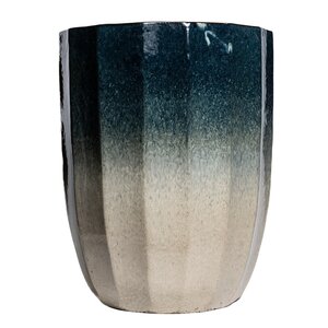 Set Wide Rib Bloempotten Keramiek - afbeelding 2