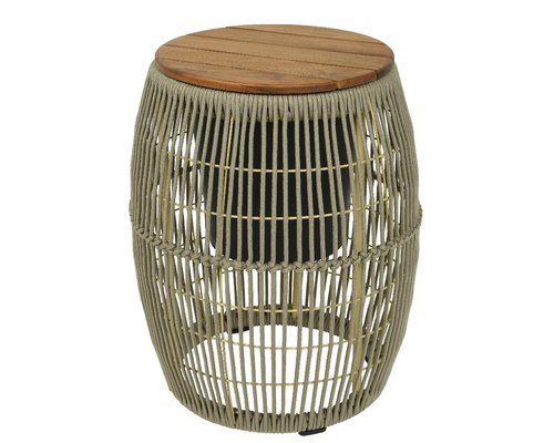 Seville Bijzet tuintafel Beige - Ø 40 x H 49 cm - afbeelding 1