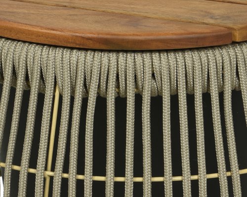 Seville Bijzet tuintafel Beige - Ø 40 x H 49 cm - afbeelding 2