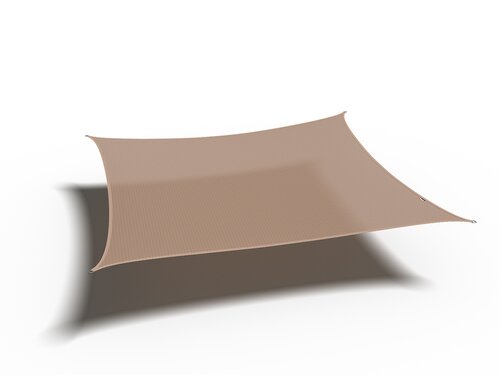 Platinum Shade sail square 360x360 Sand - afbeelding 1