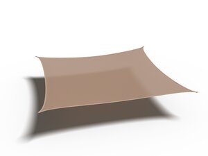 Shade sail square 360x360 Sand