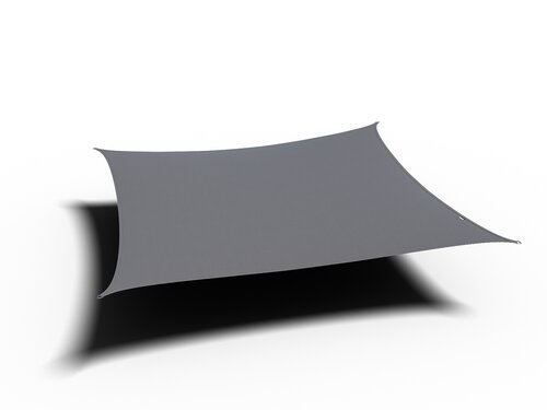 Platinum Shade sail square 400x400 Grey - afbeelding 1