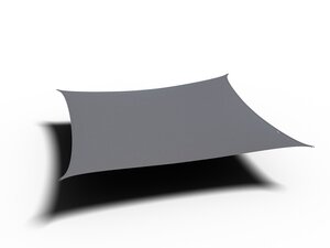 Shade sail square 400x400 Grey