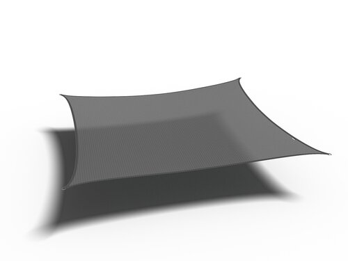 Platinum Shade sail square 500x500 Anthracite - afbeelding 1