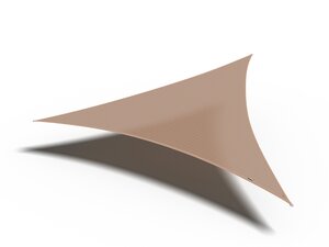 Shade sail triangle 500x500x500 Sand
