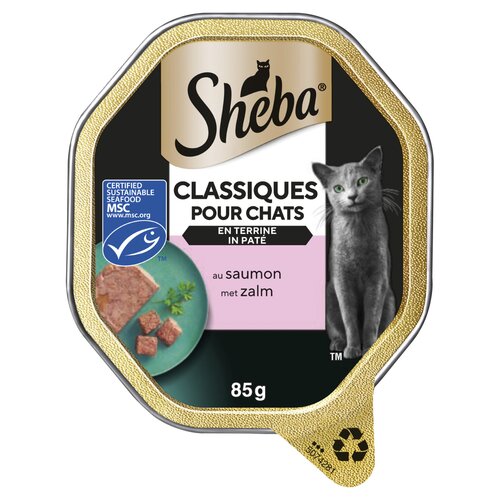 Sheba Classic Pate Zalm - 85gr - afbeelding 1