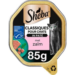 Sheba Classic Pate Zalm - 85gr - afbeelding 2