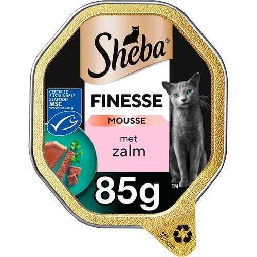 Sheba Finesse Mousse Zalm - 85gr