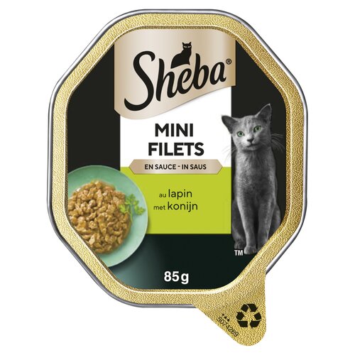 Sheba Mini Filets Konijn & Wild in Saus - 85gr - afbeelding 1