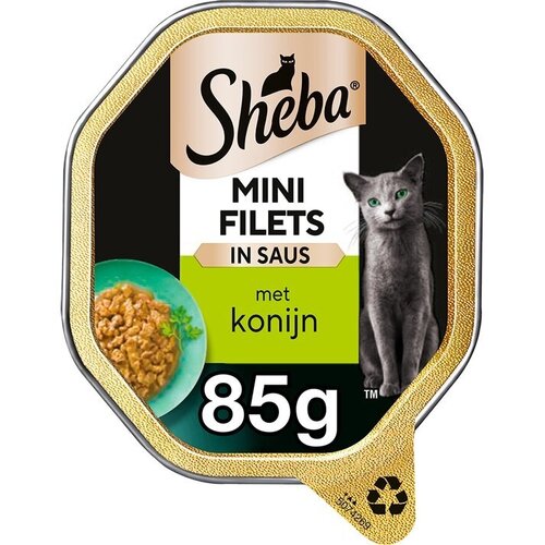 Sheba Mini Filets Konijn & Wild in Saus - 85gr - afbeelding 2