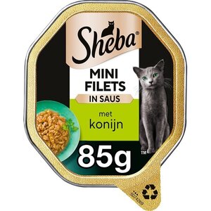 Sheba Mini Filets Konijn & Wild in Saus - 85gr - afbeelding 2