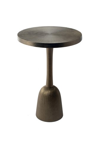 Sidetable brass antique D38x56,5cm