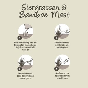 Siergras&BamboeMest 1kg - afbeelding 3