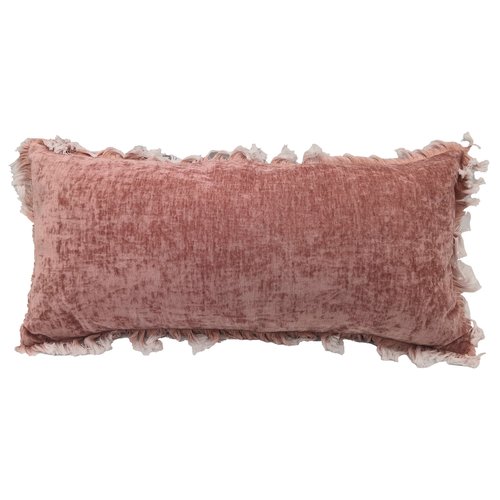 Sierkussen CASHMERE Old pink - 66 x 33 cm