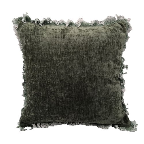 Sierkussen CASHMERE Sage green - 45 x 45 cm