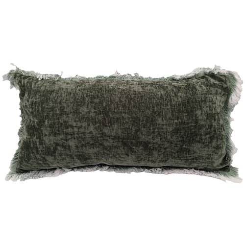 Sierkussen CASHMERE Sage green - 66 x 33 cm