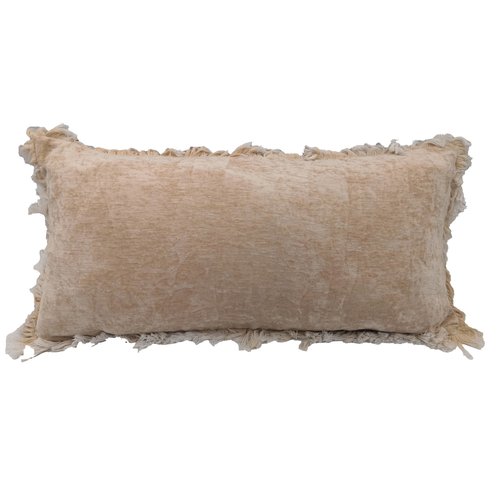 Sierkussen CASHMERE Sand - 66 x 33 cm