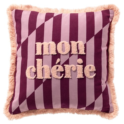 Sierkussen Cherie - 45x45cm Rozenknop - afbeelding 1