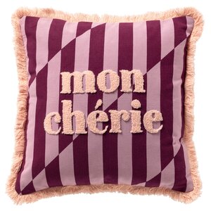 Sierkussen Cherie - 45x45cm Rozenknop - afbeelding 1