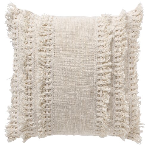 Sierkussen Fara - 45x45cm Sneeuwwit