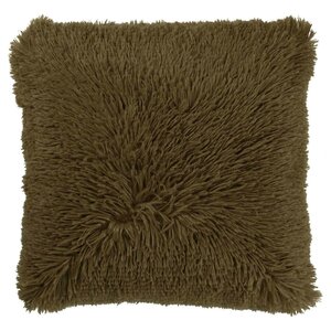 Sierkussen Fluffy - 45x45cm Legergroen