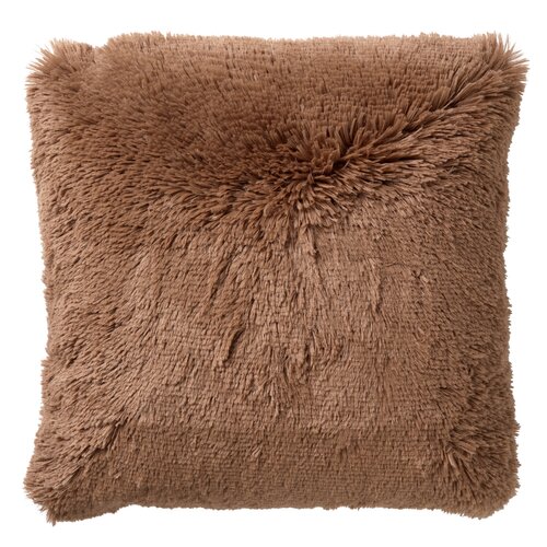 Sierkussen Fluffy - 45x45cm Tabaksbruin