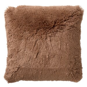 Sierkussen Fluffy - 45x45cm Tabaksbruin