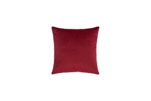 Sierkussen jacquard kersthuisjes - L45xB45cm Rood - afbeelding 2