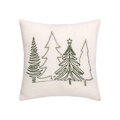 Sierkussen kerstbomen - L45xB45cm - afbeelding 1