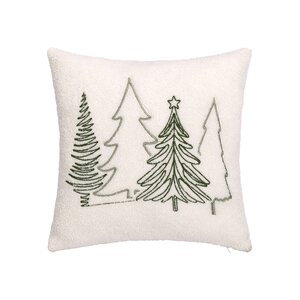 Sierkussen kerstbomen - L45xB45cm - afbeelding 1
