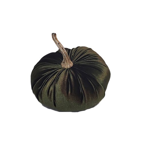 Sierkussen Pumpkin Green - H 17 x D 19 cm