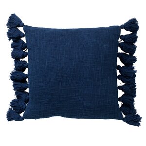 Sierkussen Ruby - 45x45cm Donkerblauw - afbeelding 1
