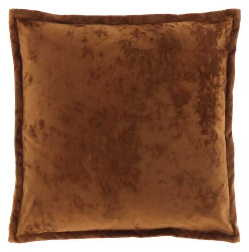 Sierkussen Tatum Leather Brown - 45 x 45 cm