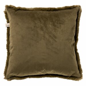 Sierkussen Zaya 45x45 cm Military Olive - afbeelding 2