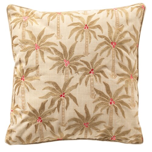 Sierkussen Zenna - 45x45cm Amandelbeige - afbeelding 1