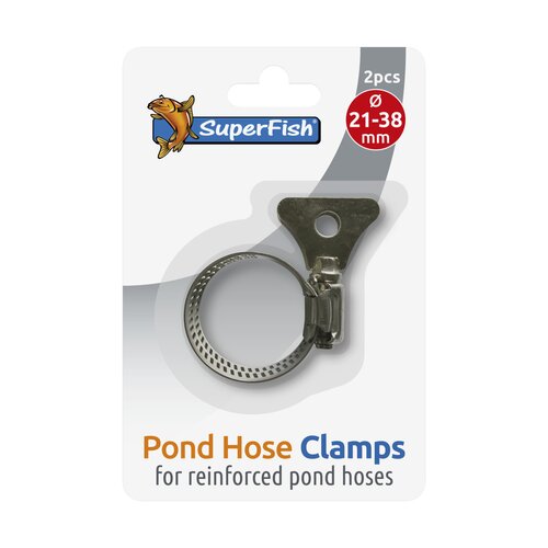 Slangklem RVS met vleugel – 21–38 mm (set van 2)