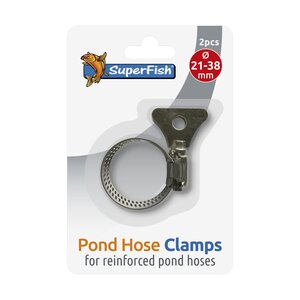 Slangklem RVS met vleugel – 21–38 mm (set van 2)