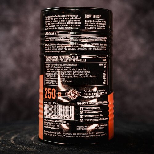 Smokey Goodness Beefalicious BBQ Rub 250g - afbeelding 2