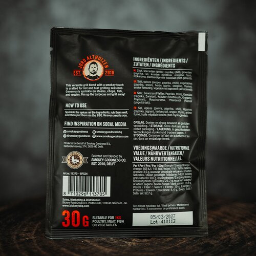 Smokey Goodness Grill Blend BBQ Rub 30g - afbeelding 2