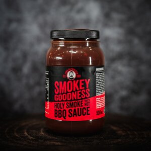 Smokey Goodness Holy Smoke That’s Hot! BBQ Sauce 500ml - afbeelding 1