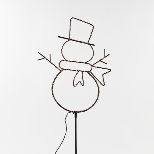 Sneeuwpop 56l 100x23cm zwart