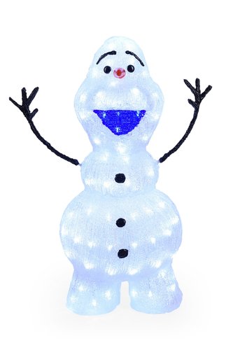 Sneeuwpop Acryl LED 80L - H 70 cm - afbeelding 1