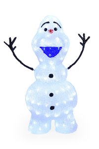 Sneeuwpop Acryl LED 80L - H 70 cm - afbeelding 1
