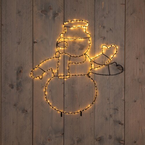 Sneeuwpop zwaaiend 250l 60x50cm