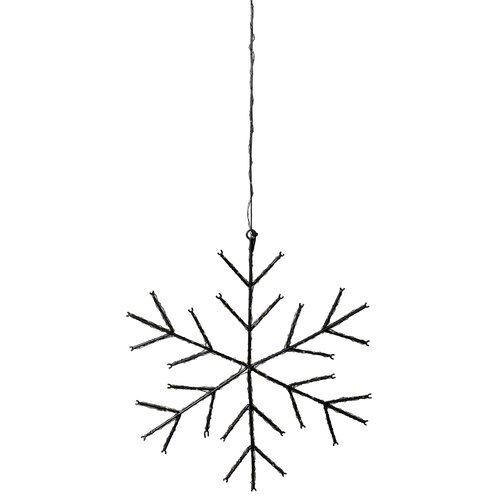 Snowflake metaal 37cm 380L classic warm 4,5m lead timer/dimmer IP44 4.5V