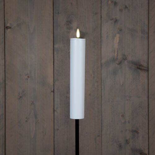Solar fakkel 21x4x76cm wit