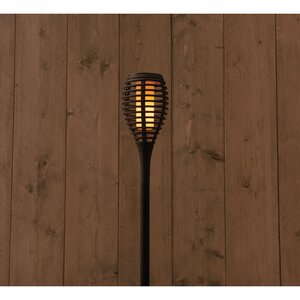 Anna's Collection solar fakkel met effect LED - H 61 x D 10 cm